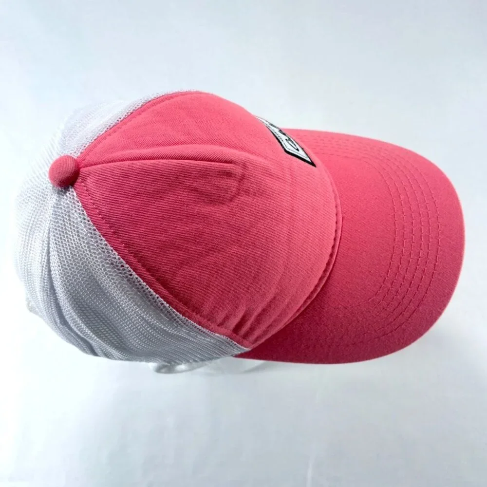 Cabela's Peach & White‎ Mesh Snapback Womens Baseball Hat